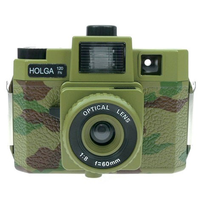 【トイカメラ】カラーホルガ COLOR HOLGA カモフラグリーン